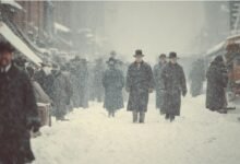 Аномально холодная зима в XX веке в большом городе