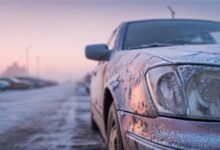 Автомобиль в морозное утро. Машина не заводится на морозе