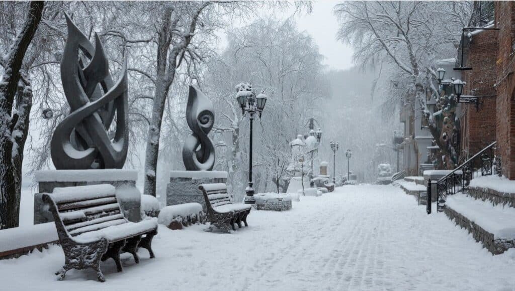 Зимняя прогулка по Пейзажной аллее