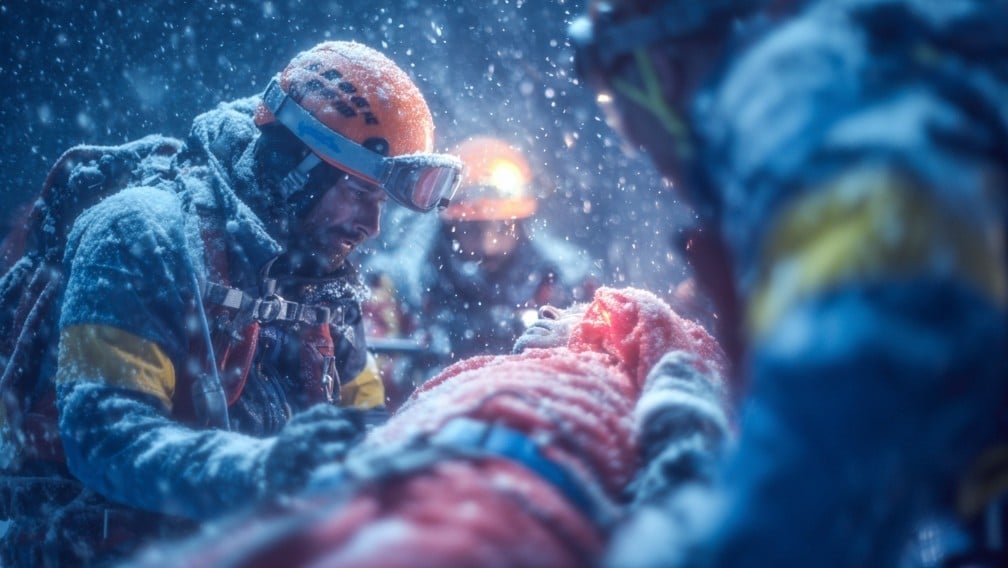 Профессиональная помощь пострадавшему от переохлаждения