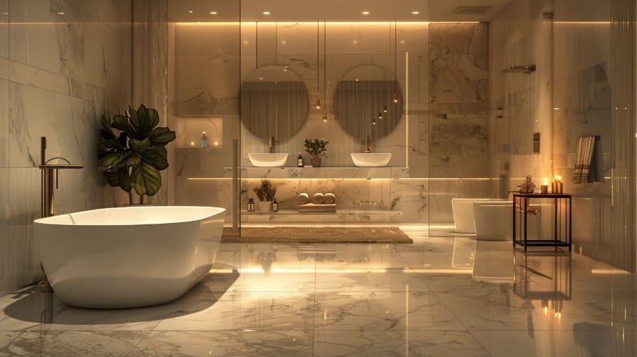 Тёплый пол в ванной под плитку — уют и защита от влаги