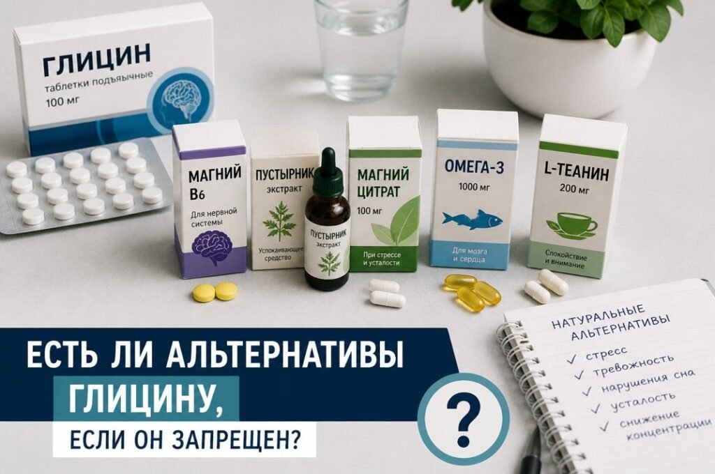Почему запретили глицин: причины, мифы и реальность 10 Есть ли альтернативы глицину если он запрещен — магний, омега 3, L-теанин и пустырник