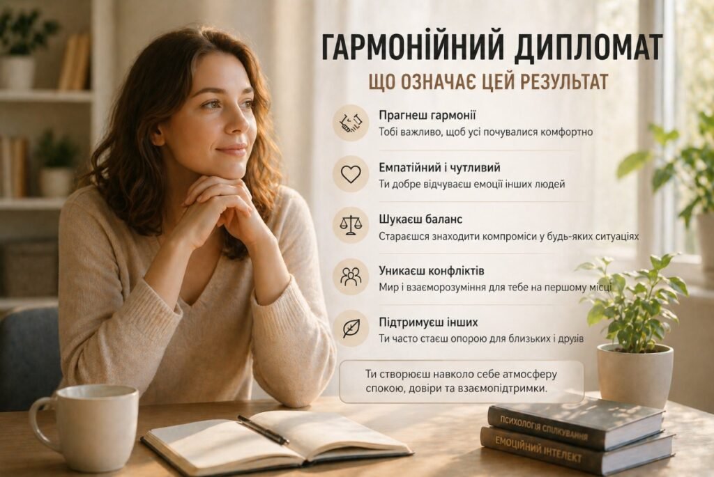 Гармонійний дипломат — що означає цей тип особистості та як проявляється характер людини