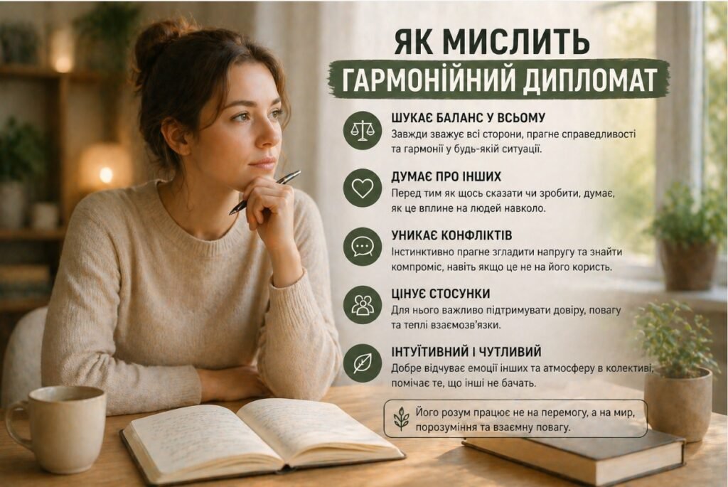 Як мислить гармонійний дипломат — психологія мислення типу особистості та стиль прийняття рішень