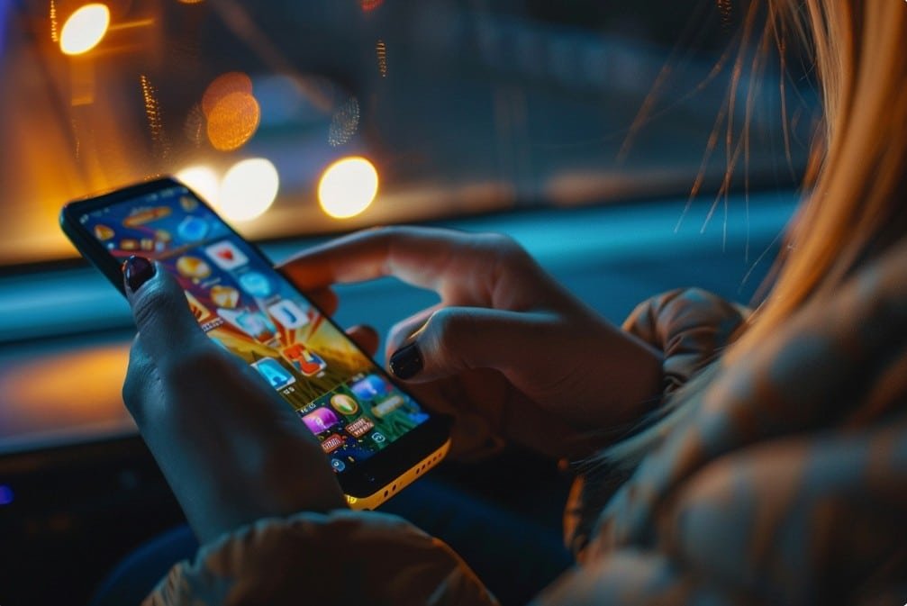 реклама онлайн казино на смартфоні