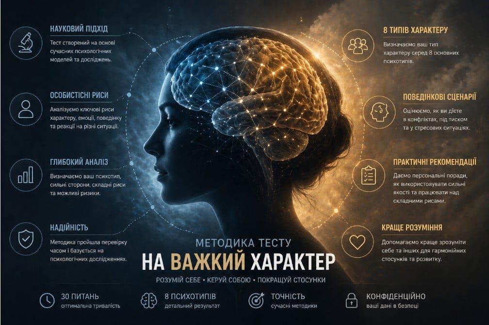 Методика тесту на важкий характер — психологічний аналіз поведінки та реакцій людини