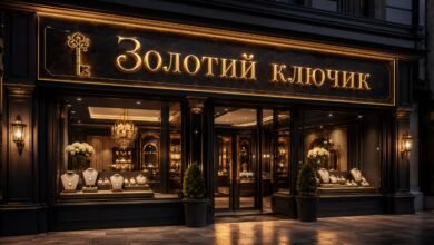 Стильна вивіска сучасного магазину як приклад дизайну, що впливає на впізнаваність бренду