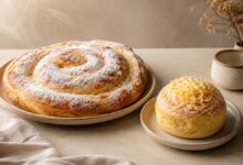 Ensaimada vs Ensaymada: What’s the Difference? 10 Mallorcan ensaimada and Filipino cheese ensaymada displayed side by side