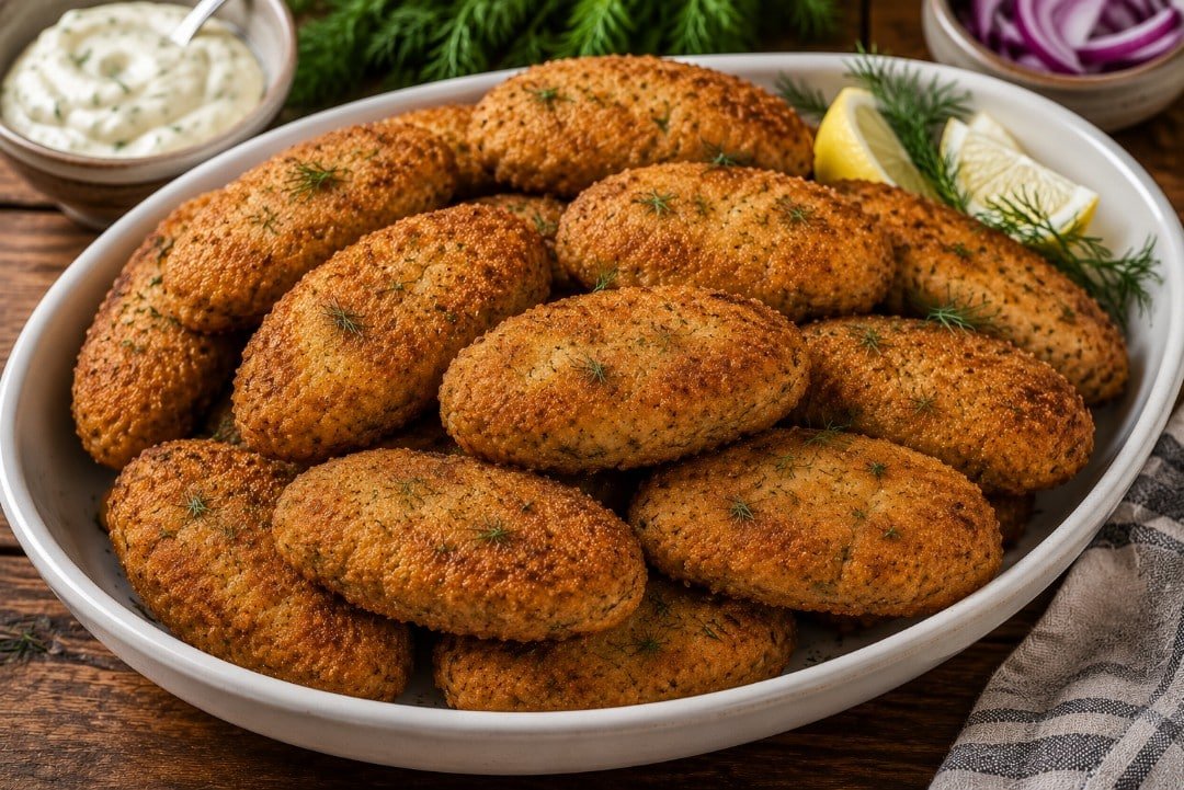 Kotlet, Kotleta, Kotlety or Kotleti: What Do These Words Mean? 12 Russian fish kotleti shaped into breaded ovals
