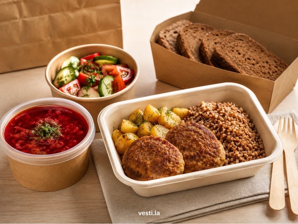 Russian Food Near Me: Restaurants, Delis, Markets and Delivery 18 Russian food delivery meal with kotleti and sides