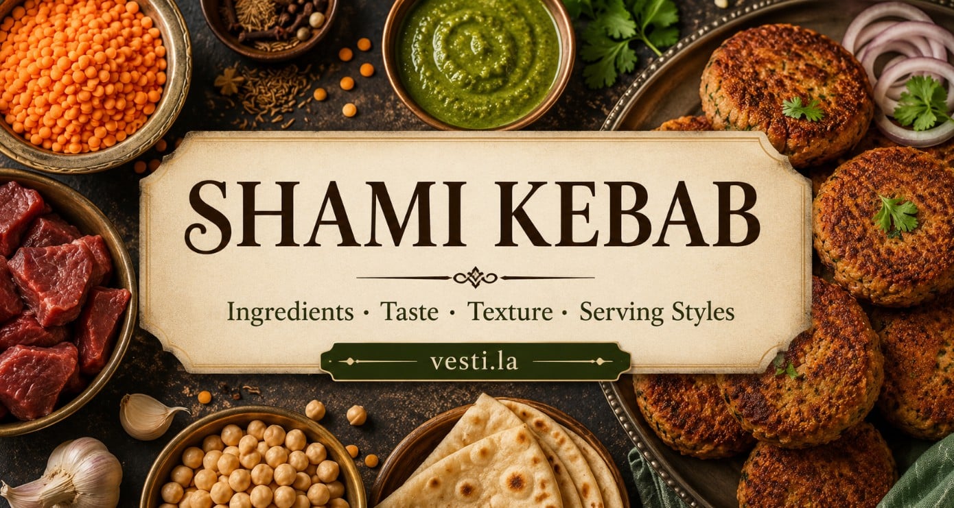Shami kebab guide to ingredients, taste, texture and serving styles