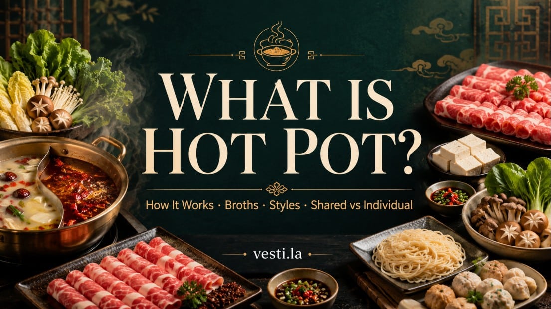 What Is Hot Pot editorial banner about how hot pot works, broths, regional styles and shared versus individual pots