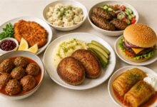 Traditional dishes from different countries showing how similar foods can have different names