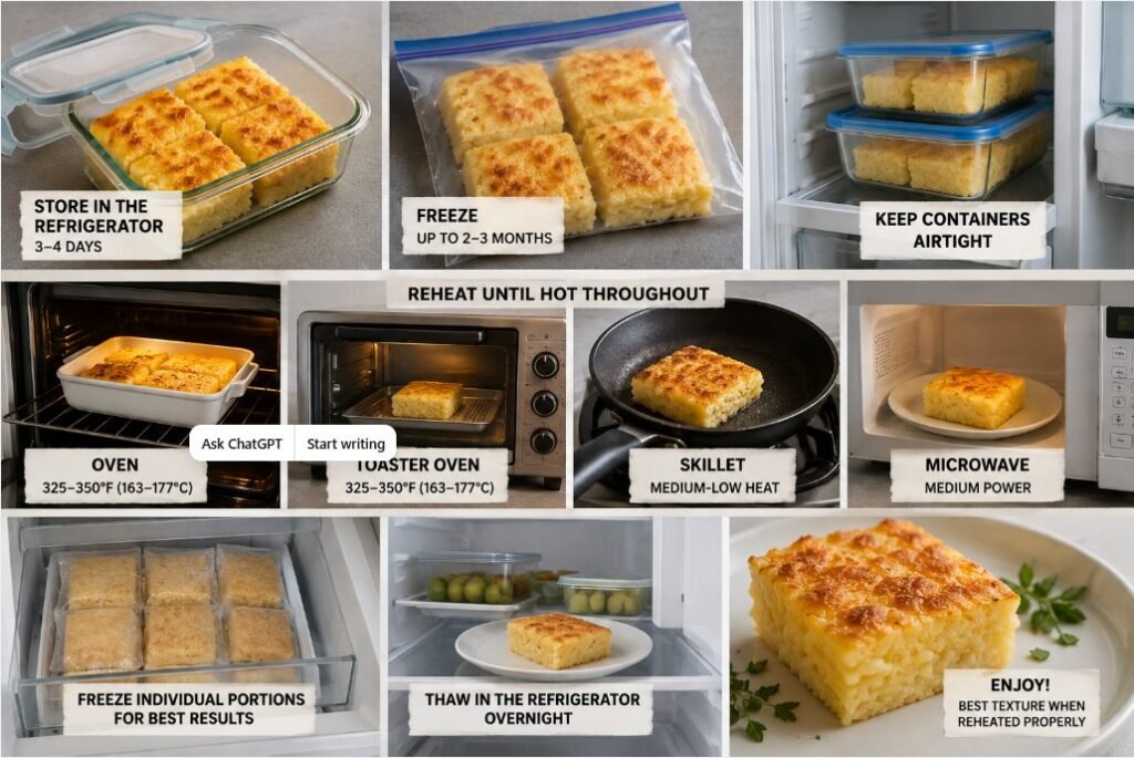 How to Store and Reheat Sonso de Yuca Without Drying It Out 2 How to store and reheat sonso de yuca using the refrigerator, freezer, oven and skillet